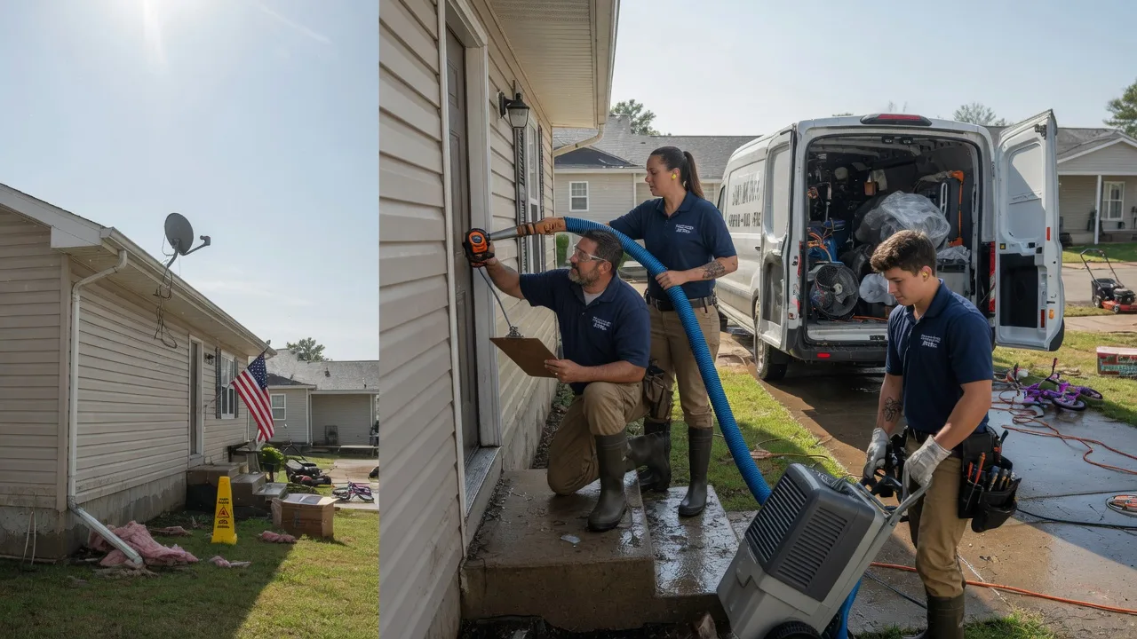 Ceiling Water Damage Restoration in Nortonville, KS near me